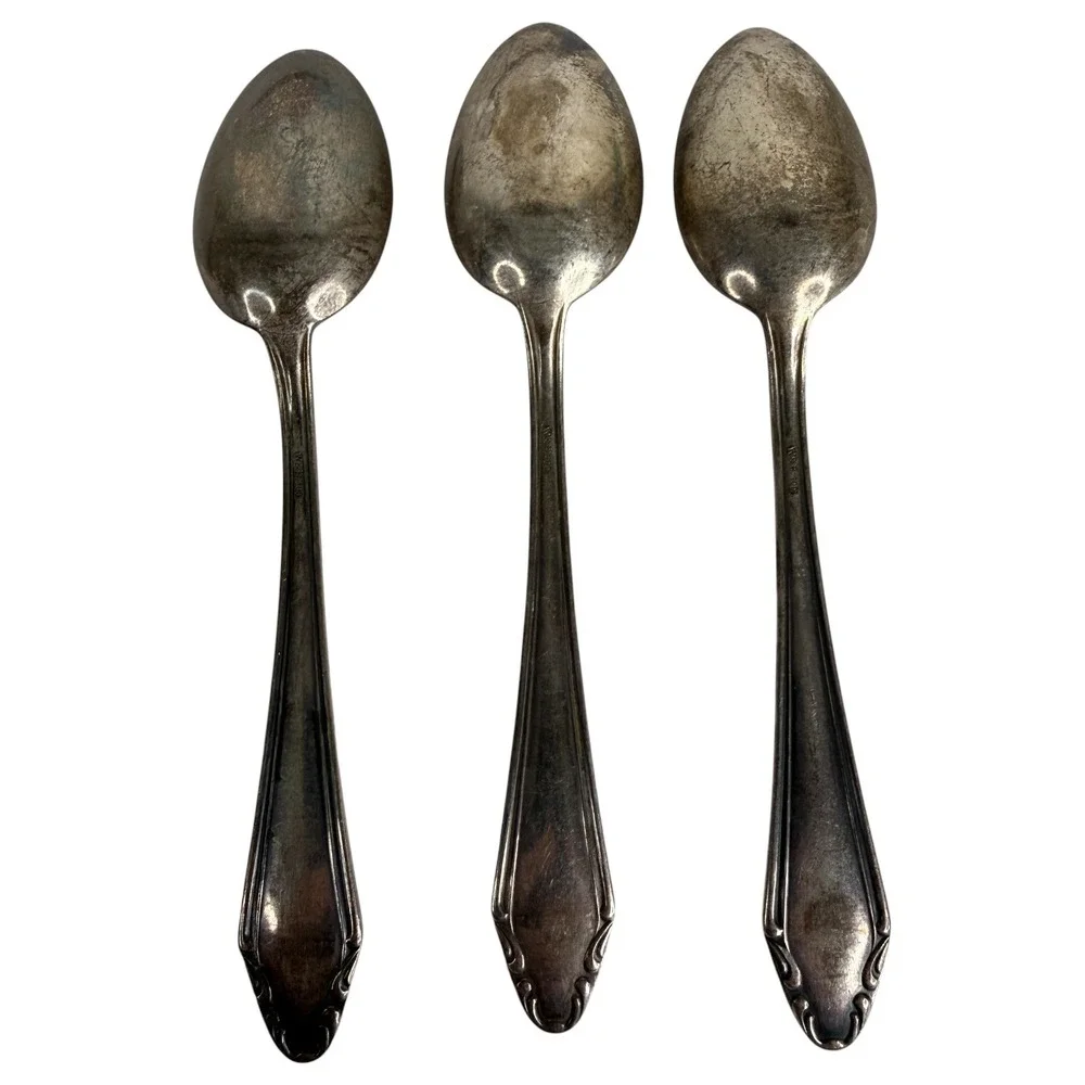 11 Walter Breuker W&B 100 Rostfrei Teaspoon Silverplate Vintage Set Made Germany